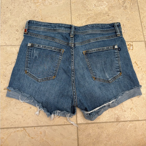Pilcro Anthropologie Signature High Rise Short Denim Cutoff Shorts Size 28 - Picture 6 of 6